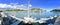 Panorama of Dartmouth Devon England