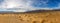 Panorama of Death Valley at sunset.