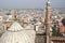 Panorama of Delhi Jama Masjid Mosque minaret