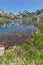 Panorama of Demirkapiyski chuki peak and Popovo lake, Pirin Mountain