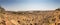 Panorama of Desert Landscape with Dry River Bed in Mapungubwe National Park, South Africa