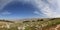 Panorama desert mountain landscape, Jordan