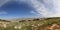 Panorama desert mountain landscape, Jordan