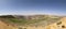 Panorama desert mountain landscape, Jordan