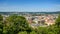 Panorama for the development of the city of Brno from the viewpoint of the Spilberk castle