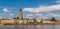 Panorama of Deventer and he IJssel river