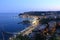 Panorama di Arenzano and the homonymous gulf heading west towards Cogoleto.