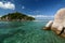 Panorama from the docking pier. Koh Nang Yuan. Koh Tao. Thailand