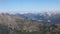 Panorama of Dolomites Mountains in Itay in summer