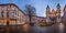 Panorama of Domplatz Square and Saint Jacob Cathedral , Innsbruck