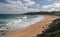 Panorama of Donkey Beach in Kauai