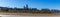 Panorama of downtown Omaha Nebraska across Missouri River