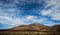 Panorama of dramatic sky over volcanic Mount Teide in Tenerife