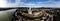 Panorama drone photo from Hungary