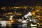 A panorama of Dubrovnik by night, Croatia