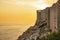 Panorama Dubrovnik Old Town at sunset. Europe, Croatia