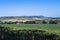 Panorama of East Sussex, England. View towards Firle Beacon.