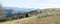 Panorama of ehtnic village in Carpathian Mountains, Ukraine