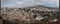 Panorama of El Albayzin district in Granada, Andalusia, Spain