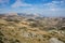 Panorama from El Torcal Nature Park in Antequera, Malaga, Spain.