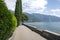 Panorama of Embankment of town of Montreux, Switzerland