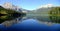 Panorama of Emerald Lake, Yoho National Park, British Columbia,