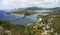 Panorama of English Harbor from, Shirley Heights, East Coast, Antigua and Barbuda