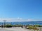 Panorama of the entrance to Nessebar, Bulgaria