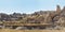 Panorama of the Eroded Landscape of Badlands National Park, South Dakota