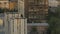 Panorama of the facades and roofs of buildings in the historical center of Moscow