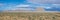 Panorama of Factory Butte and the surrounding landscape