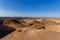 Panorama of fantrastic Namibia moonscape landscape