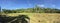 Panorama from farm land