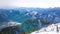 Panorama from Feuerkogel mountain, Salzkammergut, Austria