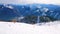 Panorama of Feuerkogel mountain slopes, Salzkammergut, Austria