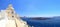 Panorama at Fira, Santorini, Cyclades, Greece