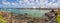 Panorama of the fishing village of Orzola in Lanzarote, Canary islands, Spain