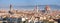 The panorama of Florence