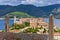 Panorama of the Forte Stella and the Lighthouse in town Portoferraio