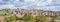 Panorama of fortified medieval city Avila