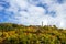 Panorama of Fox tower of Jena in autumn