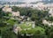 Panorama of gardens of Vatican