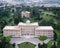 Panorama of gardens of Vatican palace