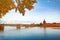 Panorama of Garonne river embankment in Toulouse