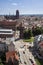 Panorama of Gdansk city in Tricy