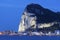 Panorama of Gibraltar seen from La Linea de la Concepcion