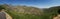 Panorama of glacial valley and Serra da Estrela mountains, Portugal