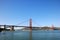 Panorama of Golden Gate Bridge in San Francisco