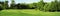 Panorama of golf field