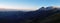 Panorama of Gorbea mountain